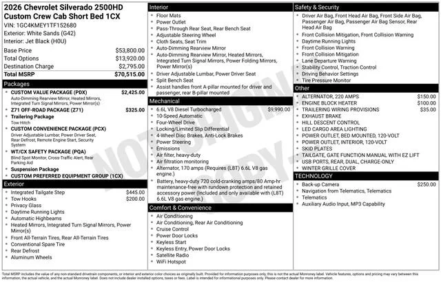 2026 Chevrolet Silverado 2500 HD Custom - Photo 4