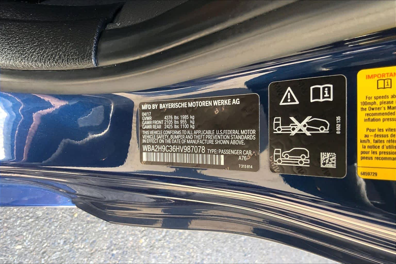 Used 2017 Estoril Blue Metallic BMW 230i xDrive image 34