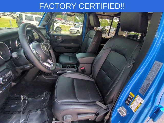 Used 2021 Blue Jeep Unlimited Sahara 4xe image 14