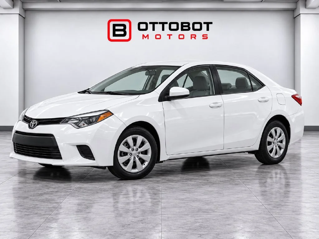 Used 2014 White Toyota LE image 2