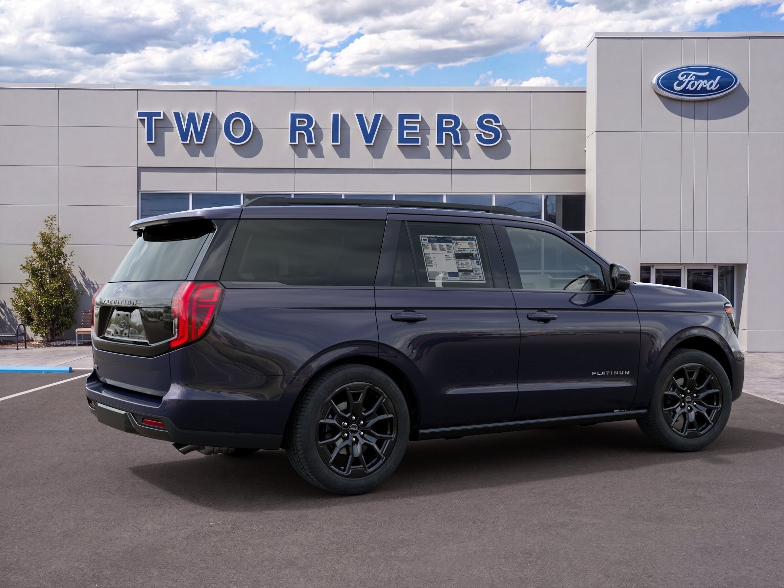 New 2027 Blue Ember Metallic Ford Platinum image 6