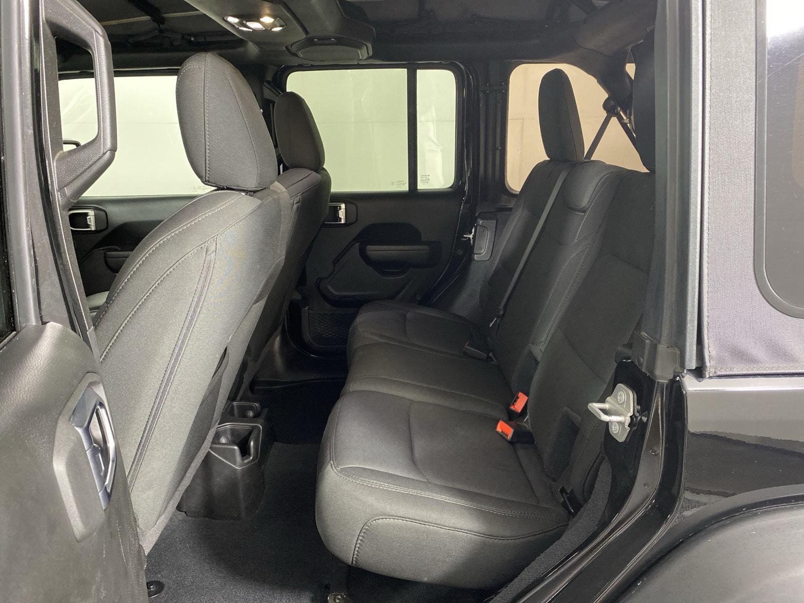 Used 2022 Black Clearcoat Jeep Unlimited Sport S image 8
