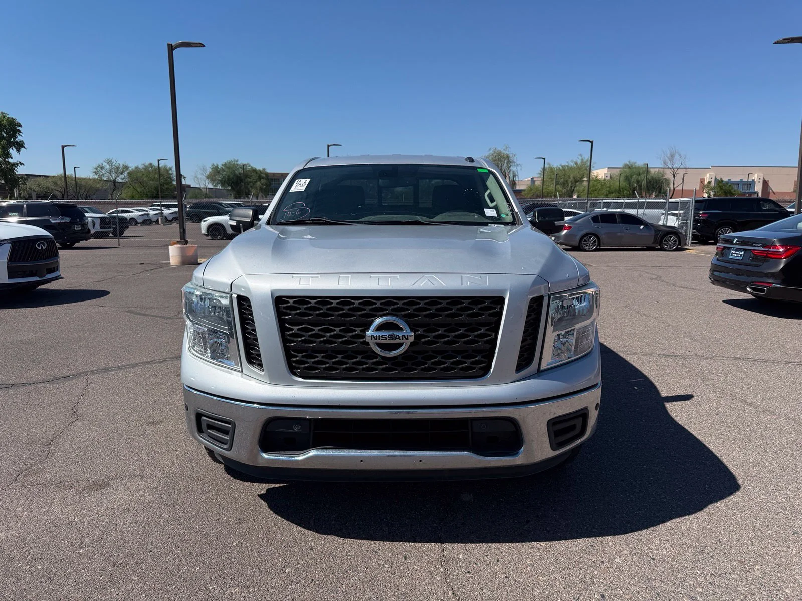 Used 2019 Brilliant Silver Nissan SV image 1