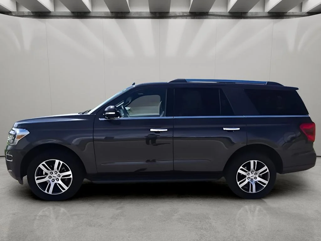 Used 2024 Dark Matter Gray Metallic Ford Limited image 2