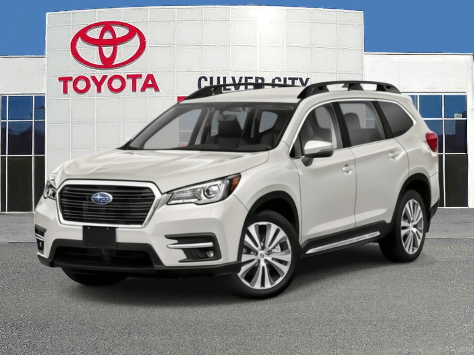 Used 2019 Crystal White Pearl Subaru Touring image 1