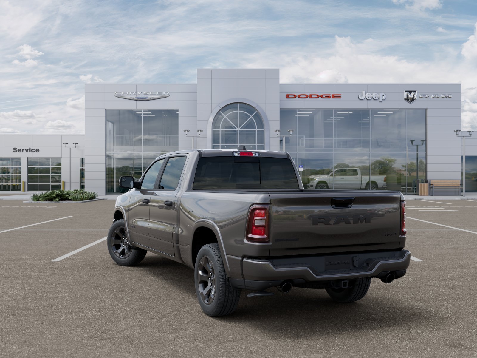 New 2026 Granite Crystal Metallic Clear-Coat Exterior Paint RAM Big Horn/Lone Star image 12