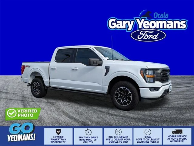 Certified Used 2023 Oxford White Ford XLT image 1