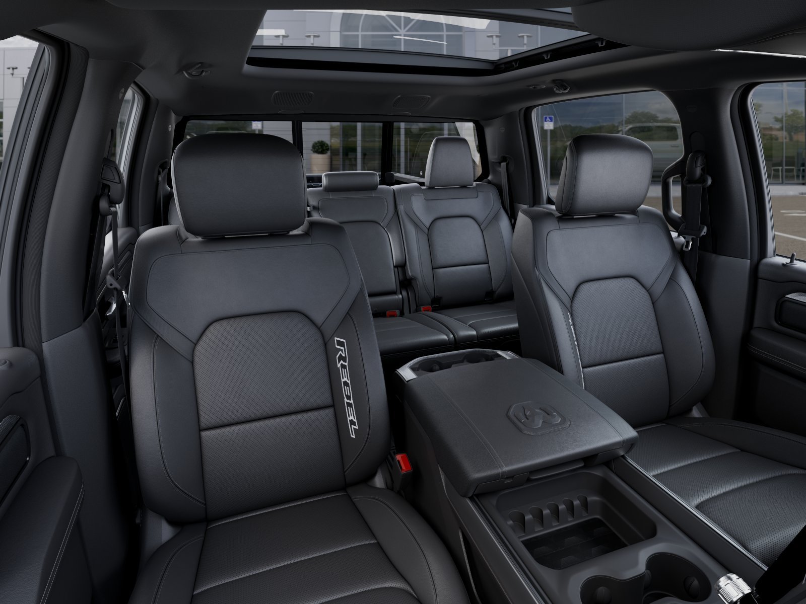 New 2026 Diamond Black Crystal Pearl-Coat Exterior Paint RAM Rebel image 42