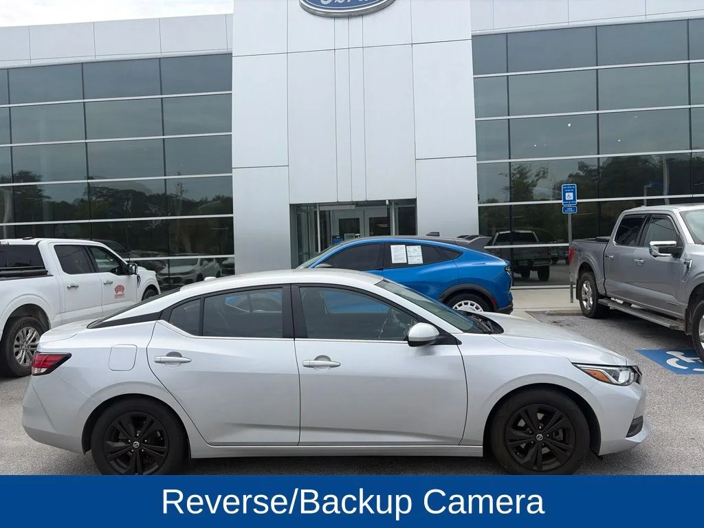 Used 2021 Brilliant Silver Metallic Nissan SV image 2