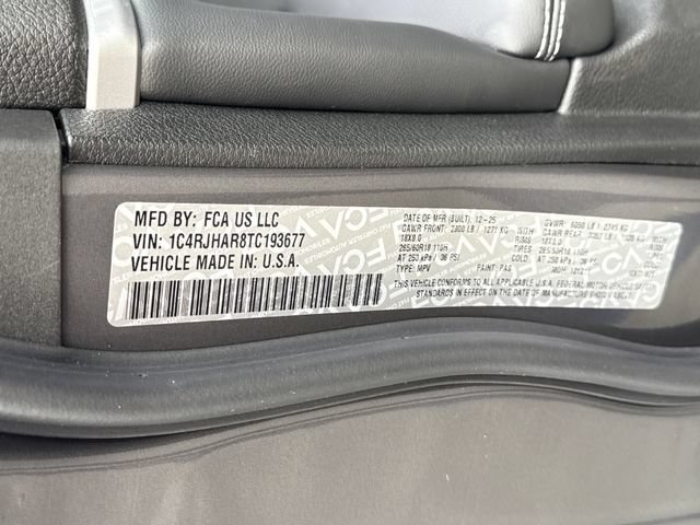 New 2026 Baltic Gray Metallic Clearcoat Jeep Laredo Altitude image 20