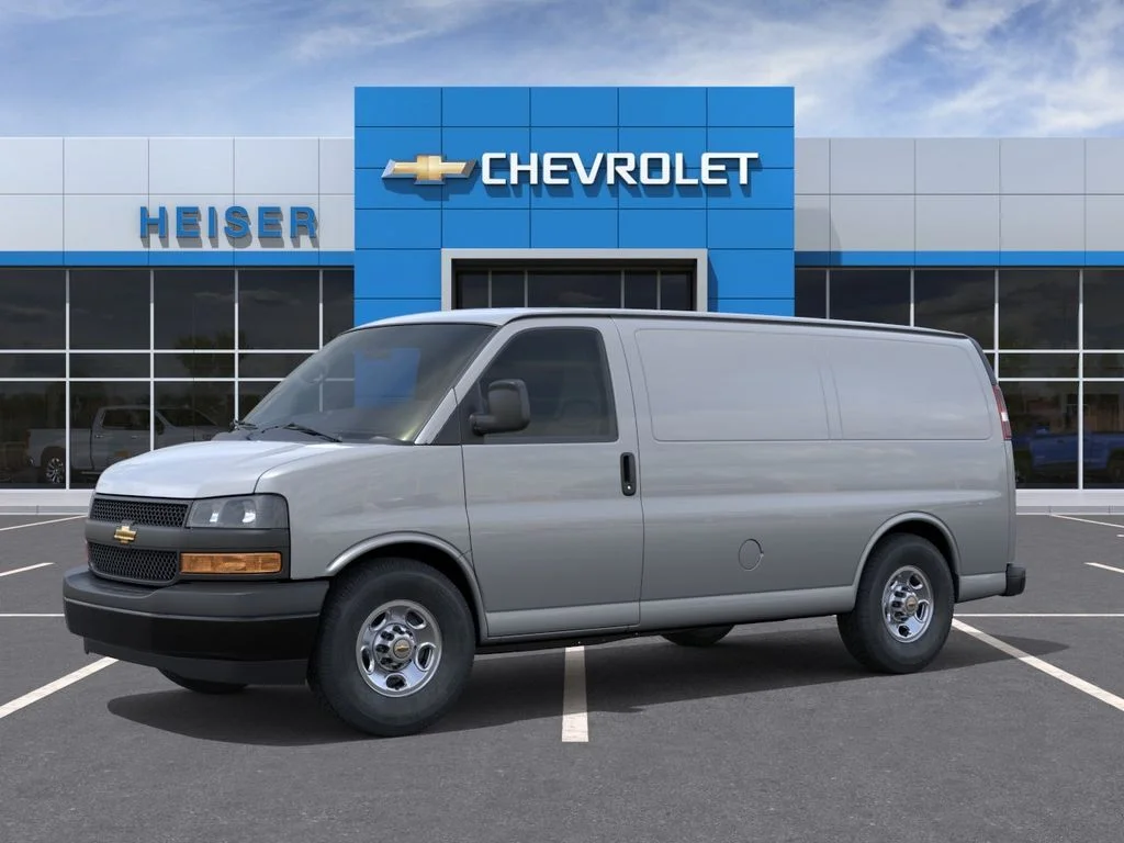 New 2026 Silver Chevrolet Work Van image 2
