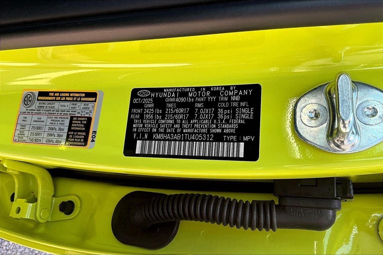 New 2026 Yellow Hyundai SE FWD image 29