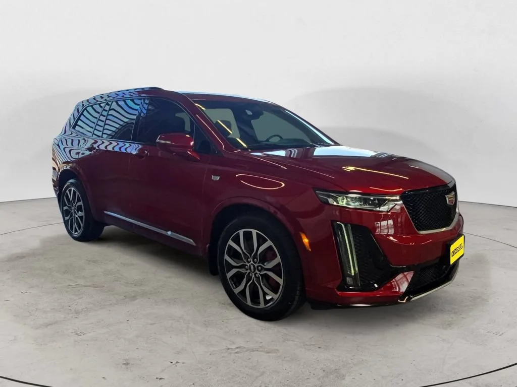 Used 2024 Radiant Red Tintcoat Cadillac Sport image 3