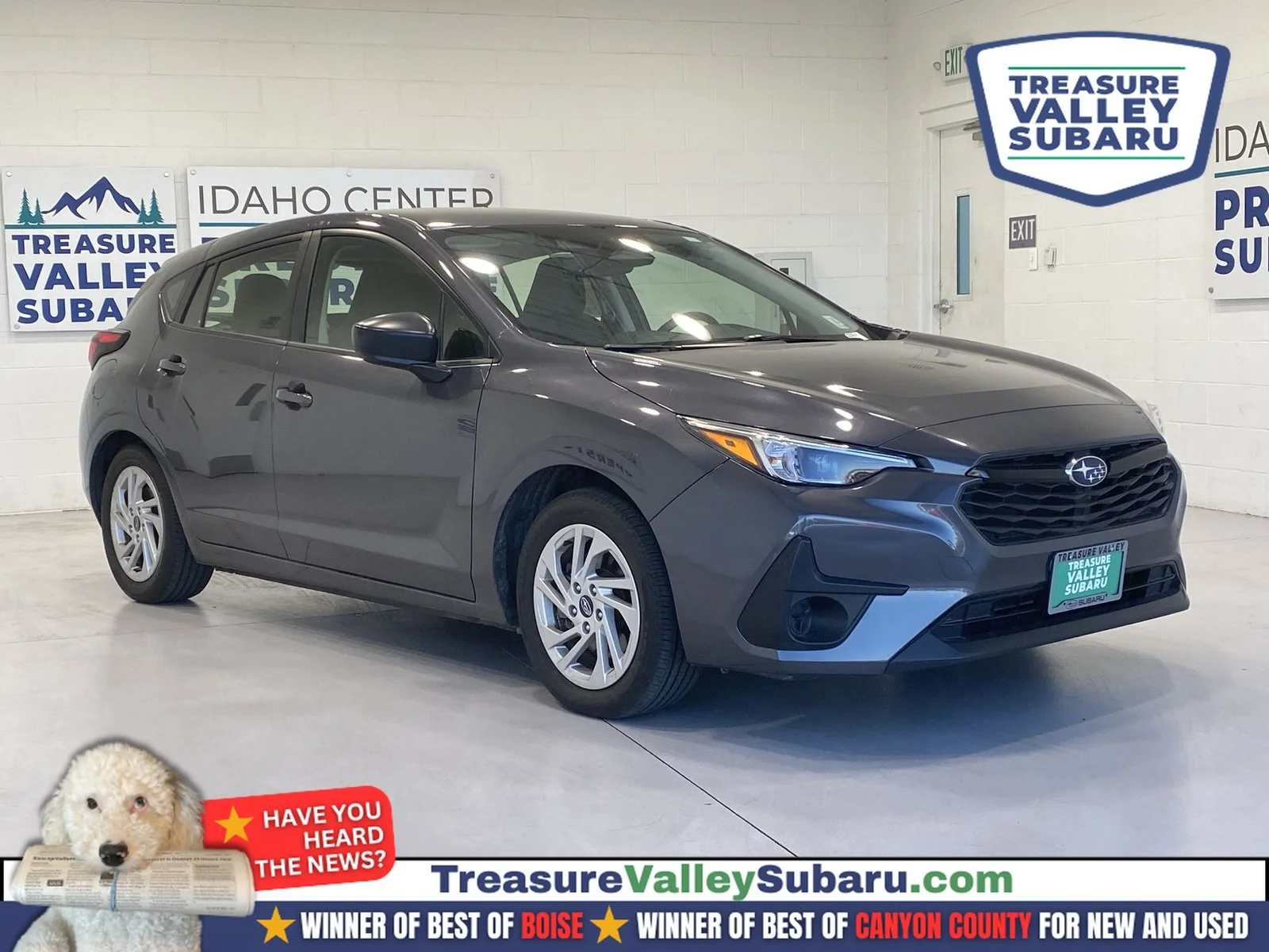 Used 2024 Gray Subaru Base image 1