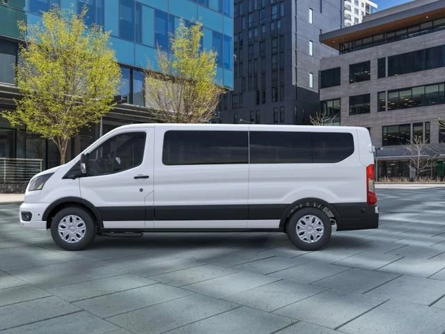 New 2026 Oxford White Ford Passenger Van XLT image 3