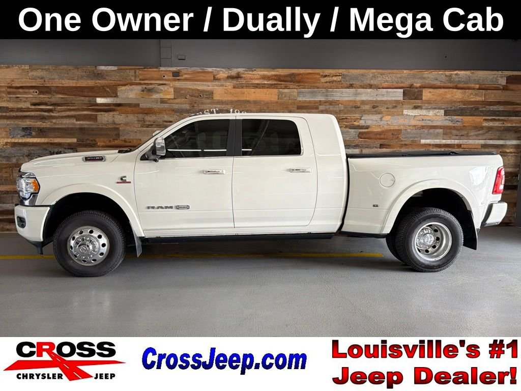 Used 2021 Pearl White Ram Limited Longhorn image 1