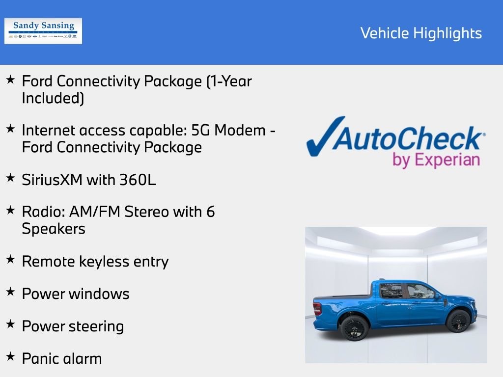 New 2026 Velocity Blue Ford Maverick Lobo™ image 8