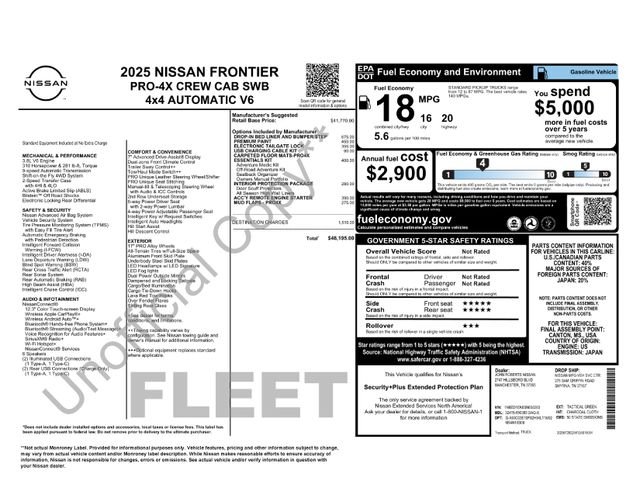 Certified Used 2025 Green Nissan PRO-4X image 22