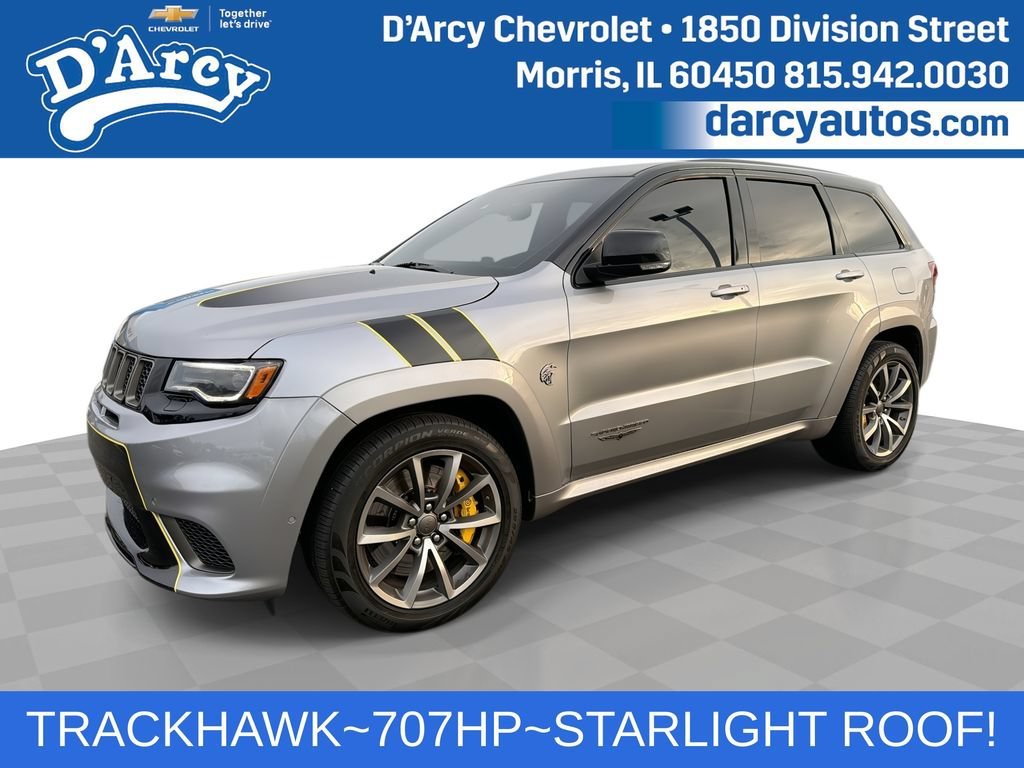Used 2018 Silver Jeep Trackhawk 4x4 image 1