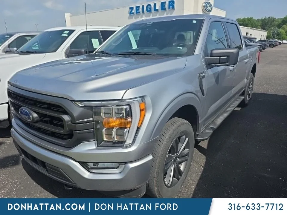 Certified Used 2023 Iconic Silver Metallic Ford XLT image 1