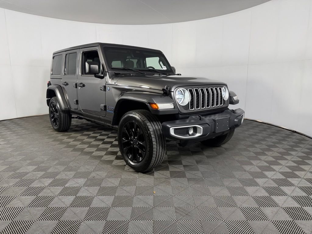 Certified Used 2025 Gray Jeep Sahara 4xe image 5