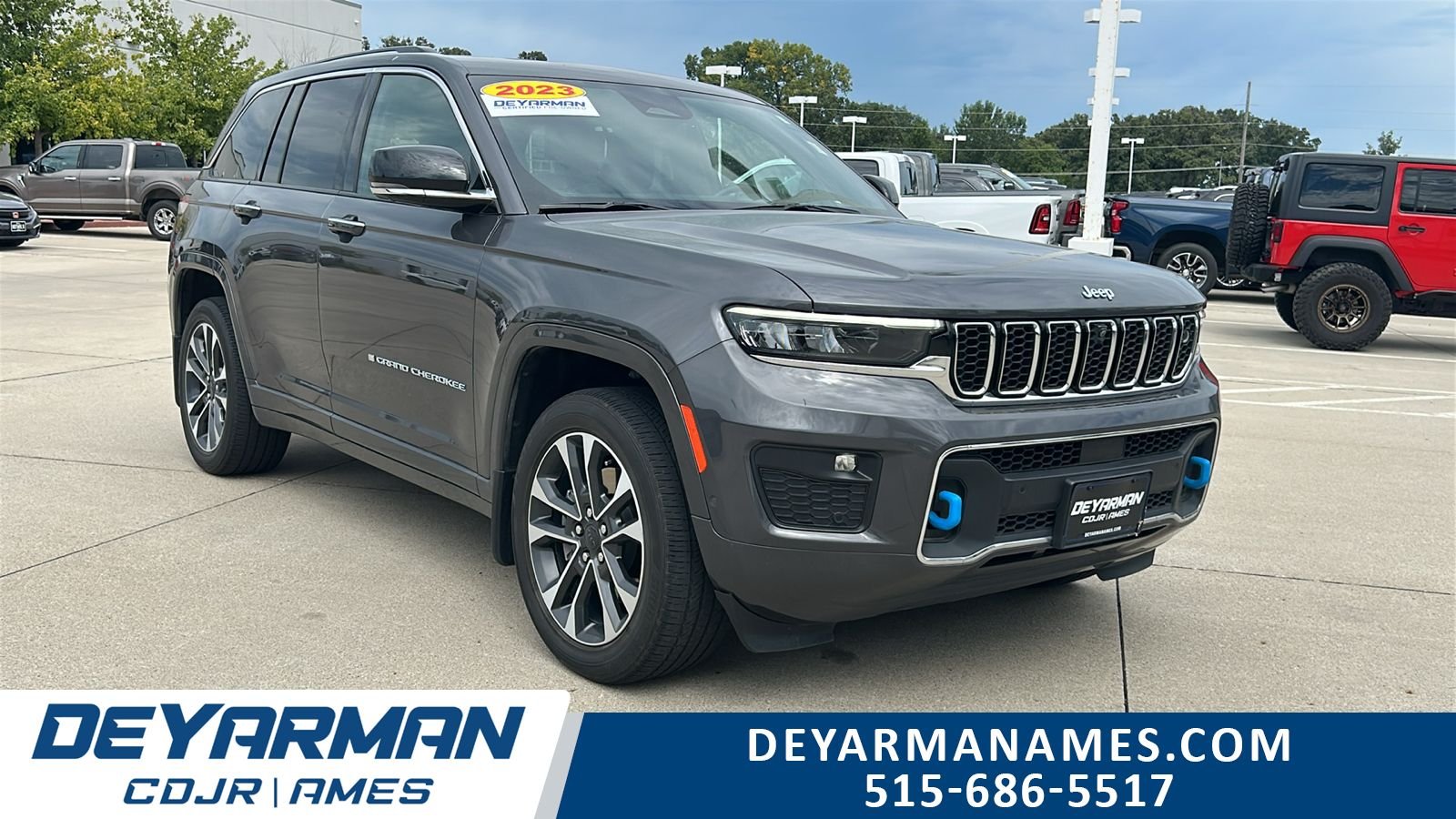 Certified Used 2023 Gray Jeep Overland 4xe image 1