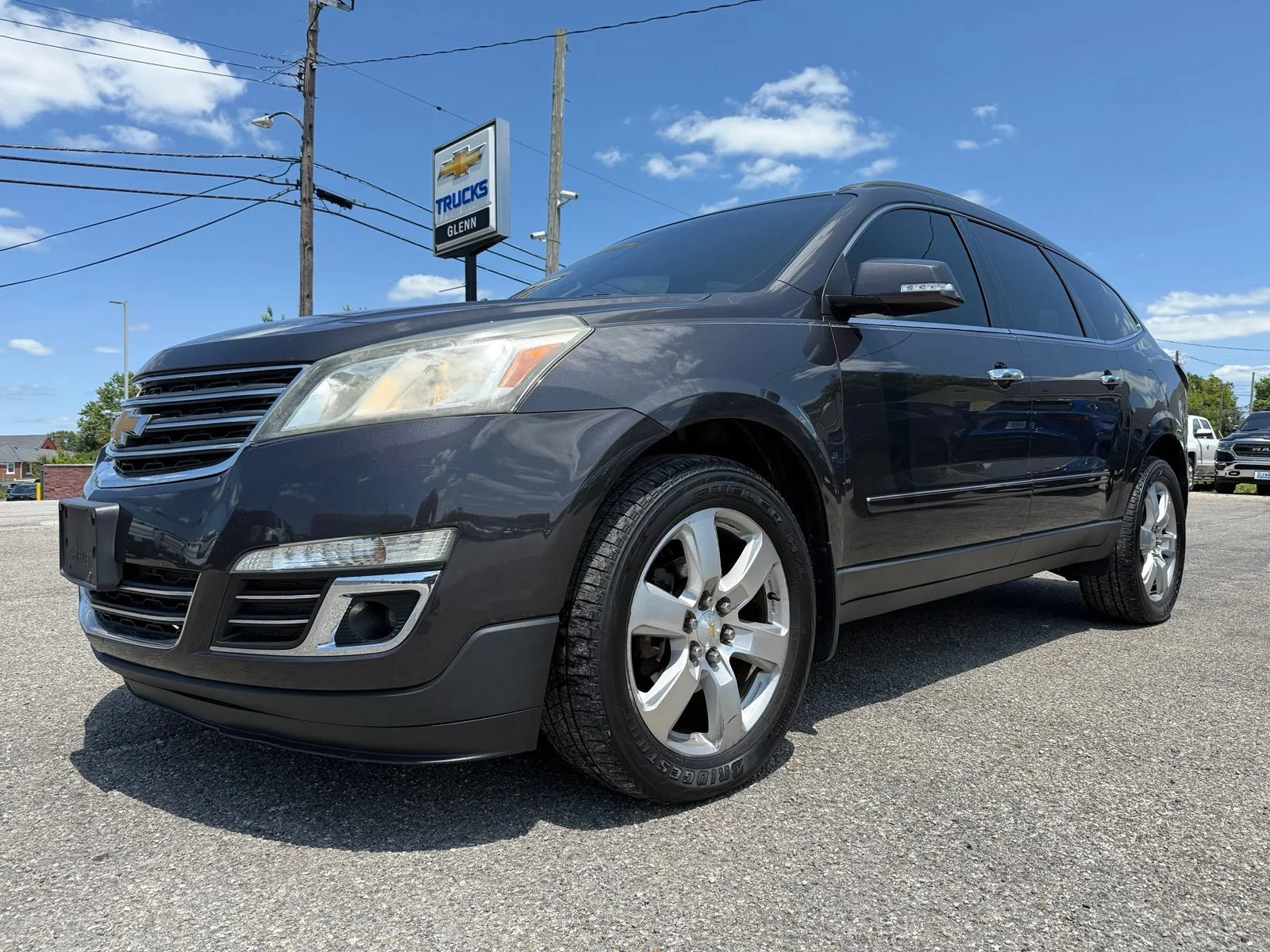 Used 2016 Chevrolet Traverse LTZ with VIN 1GNKVJKD9GJ227795 for sale in Eminence, KY