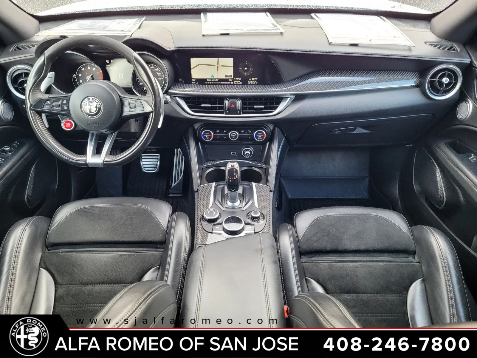 Used 2018 White Alfa Romeo Quadrifoglio image 10