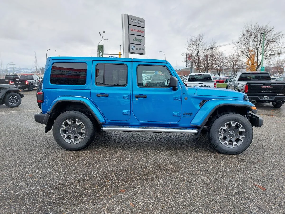 New 2026 Blue Jeep Sahara 4 Door 4x4 image 4