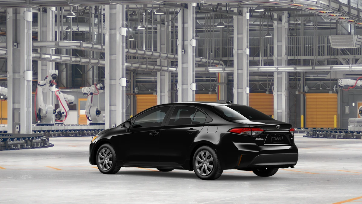 New 2026 Midnight Black Metallic Toyota LE image 6
