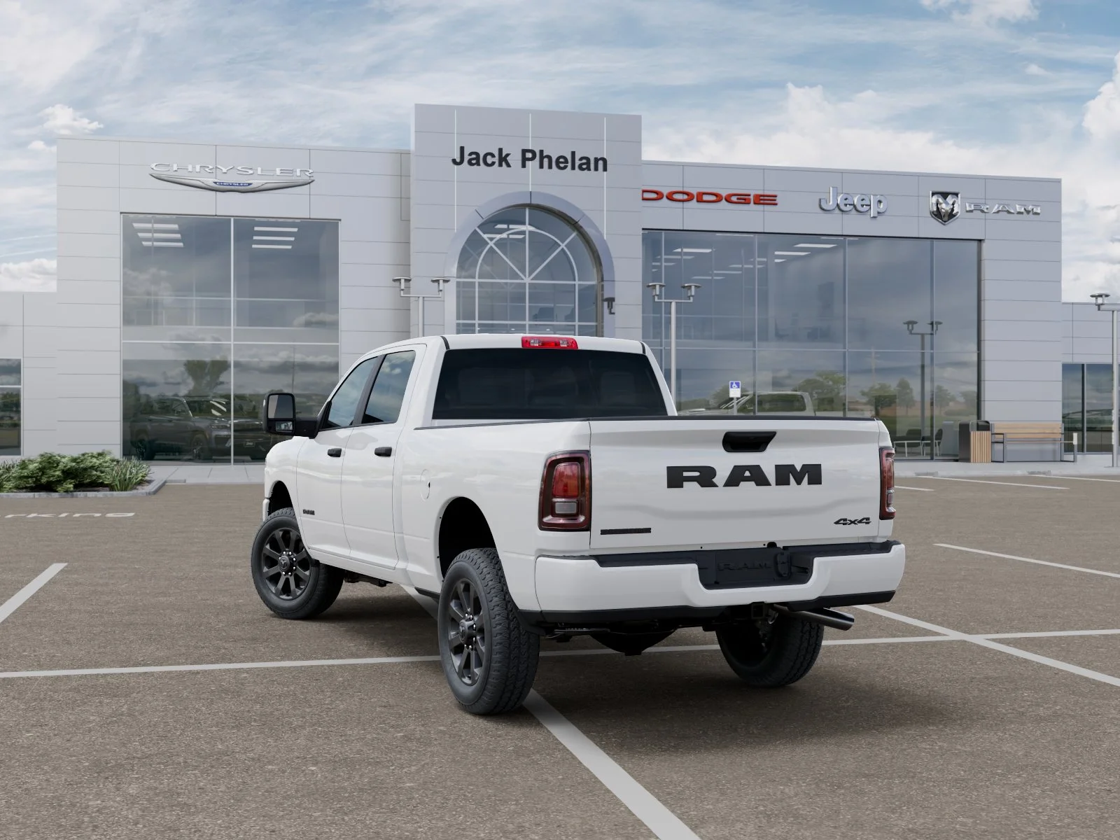 New 2026 Bright White Clearcoat RAM Big Horn image 3