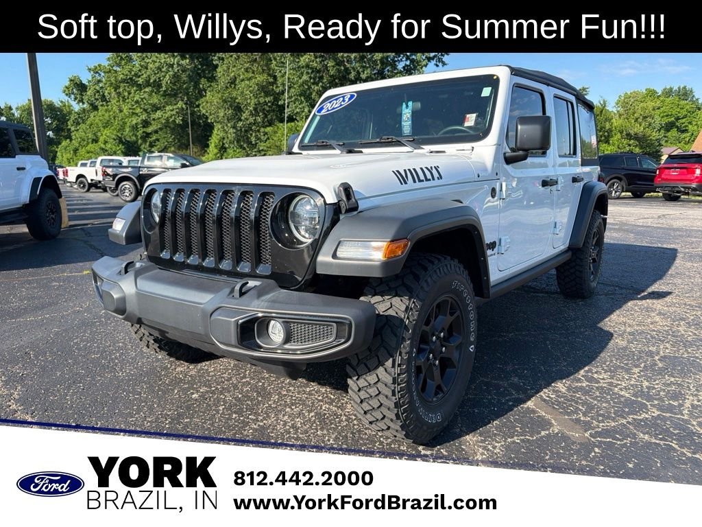 Used 2023 White Jeep Sport image 1