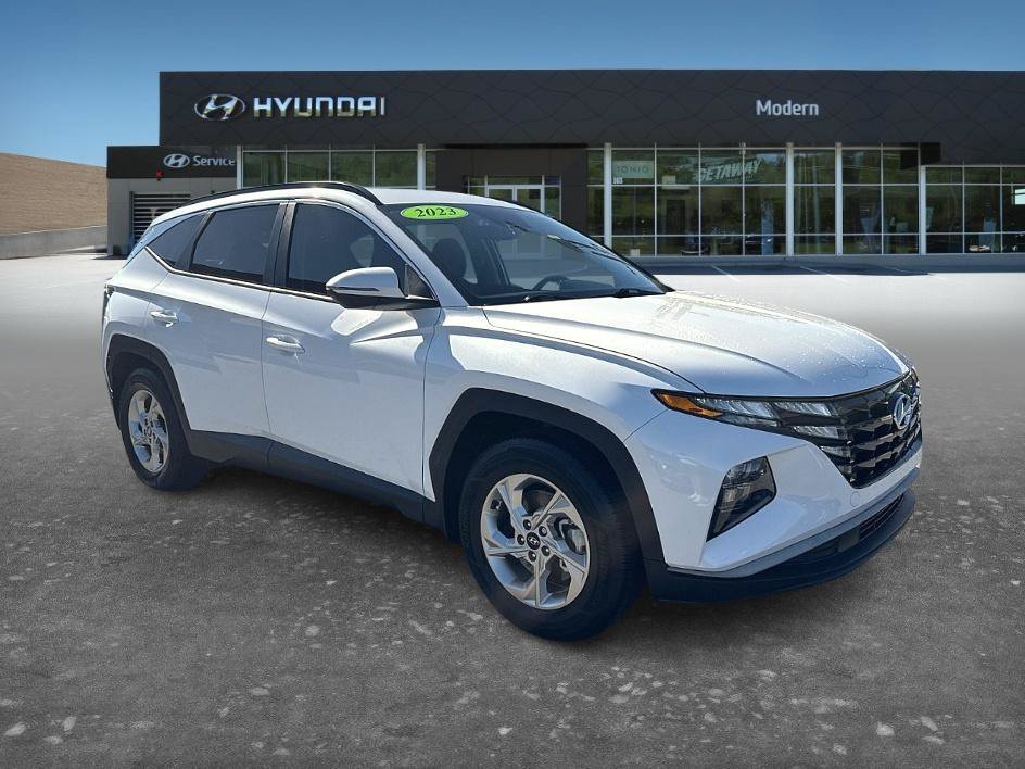 Certified Used 2023 Serenity White Pearl Hyundai SEL image 3