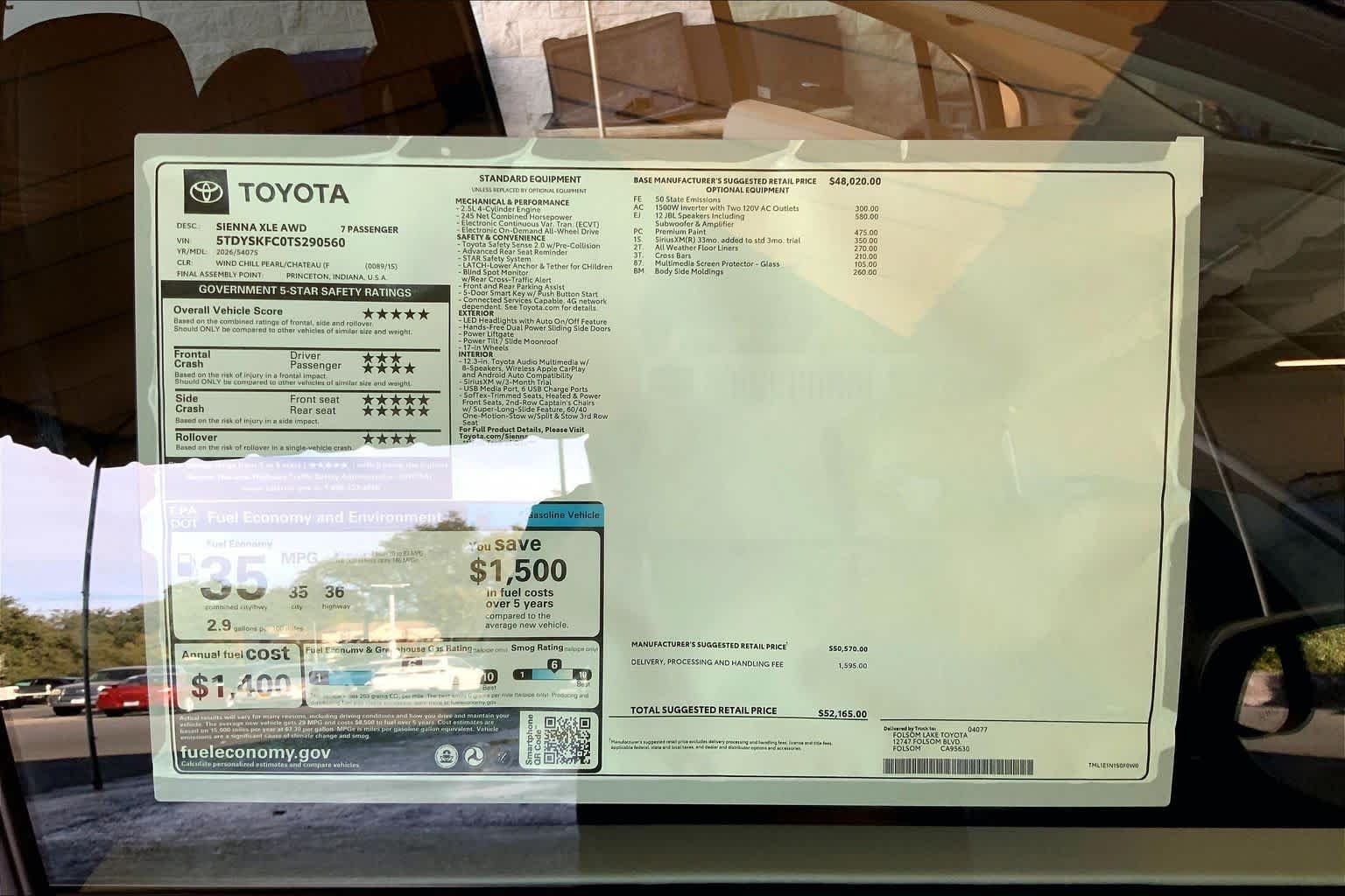 New 2026 Wind Chill Pearl Toyota XLE image 21