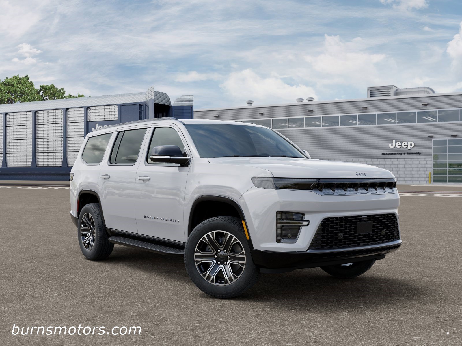 New 2026 Bright White Clear-Coat Exterior Paint Jeep 4x2 image 5
