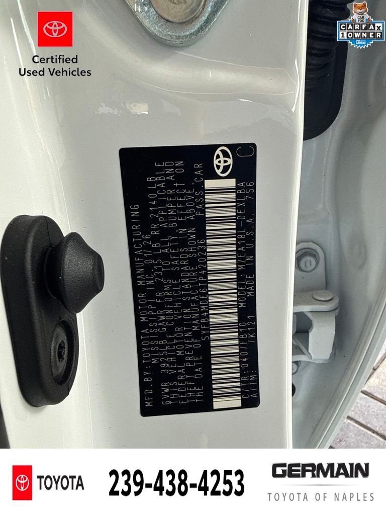 Used 2026 White Toyota LE image 23