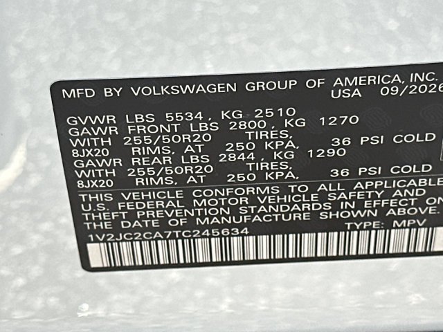 New 2026 White Volkswagen SE w/Technology image 34