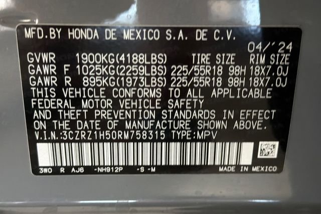 Certified Used 2024 Urban Gray Pearl Honda Sport image 37