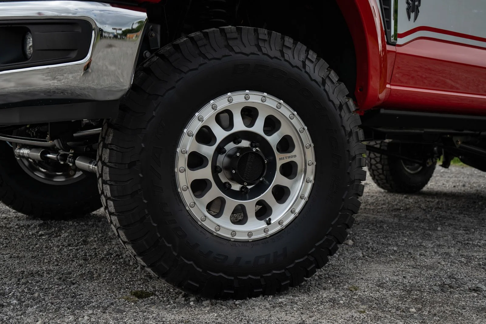 New 2026 Race Red Ford F-250® XLT with Rocky Ridge Retro Supercharged Package image 8