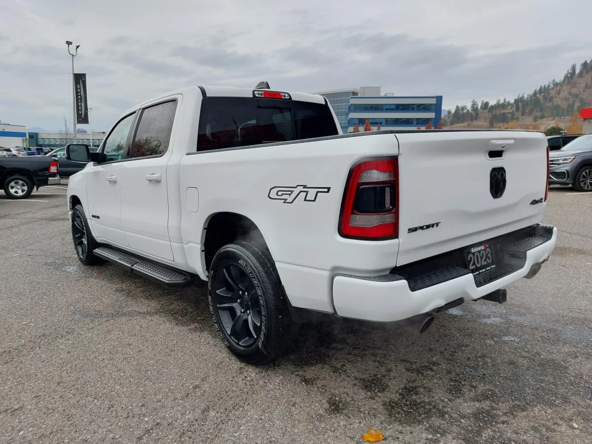 Used 2023 White RAM Sport 4x4 Crew Cab 5