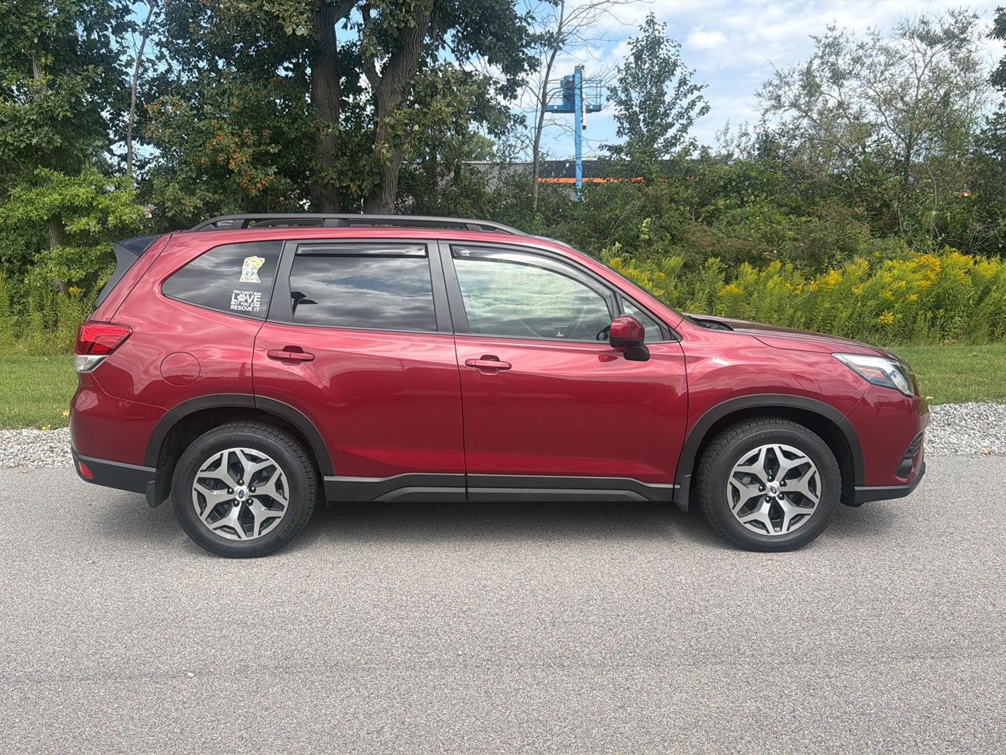 Used 2024 Crimson Red Pearl Subaru Premium image 3