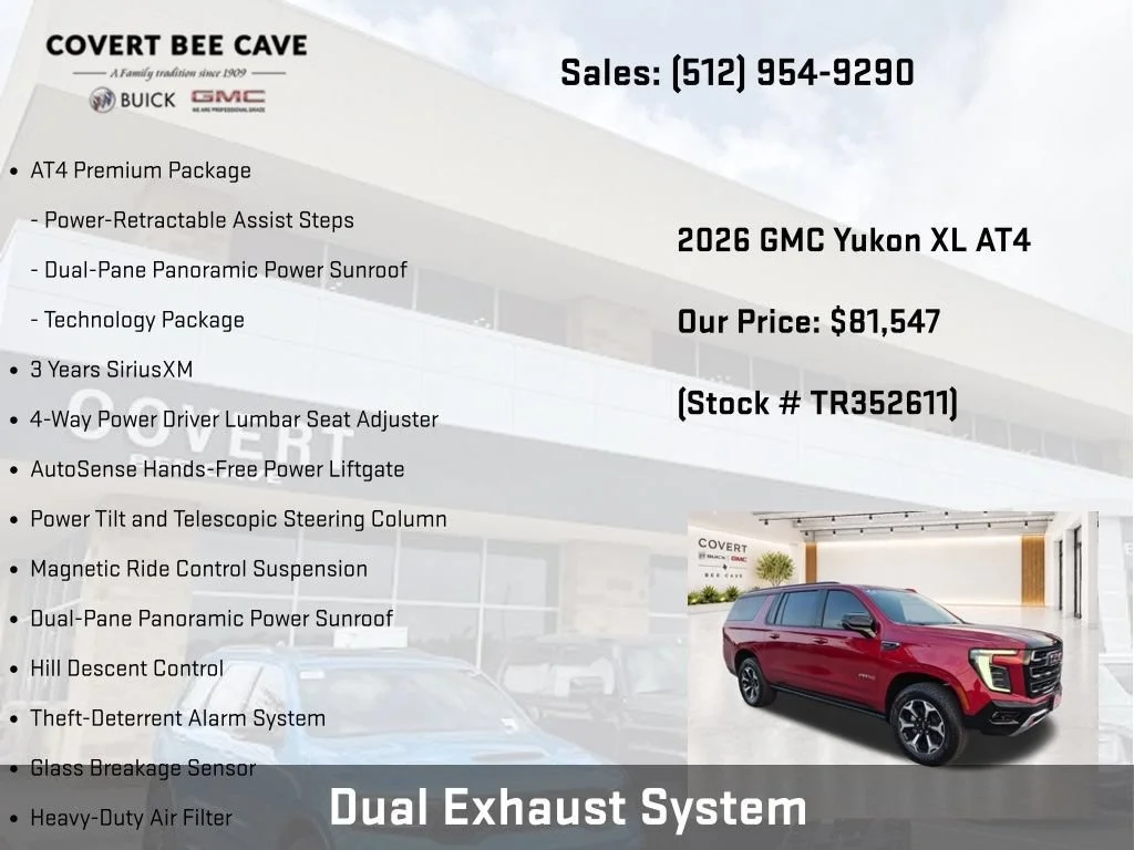 New 2026 Volcanic Red Tintcoat GMC AT4 image 22