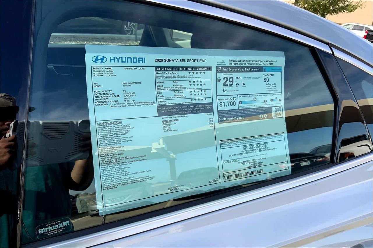 2026 Hyundai Sonata SEL - Photo 18