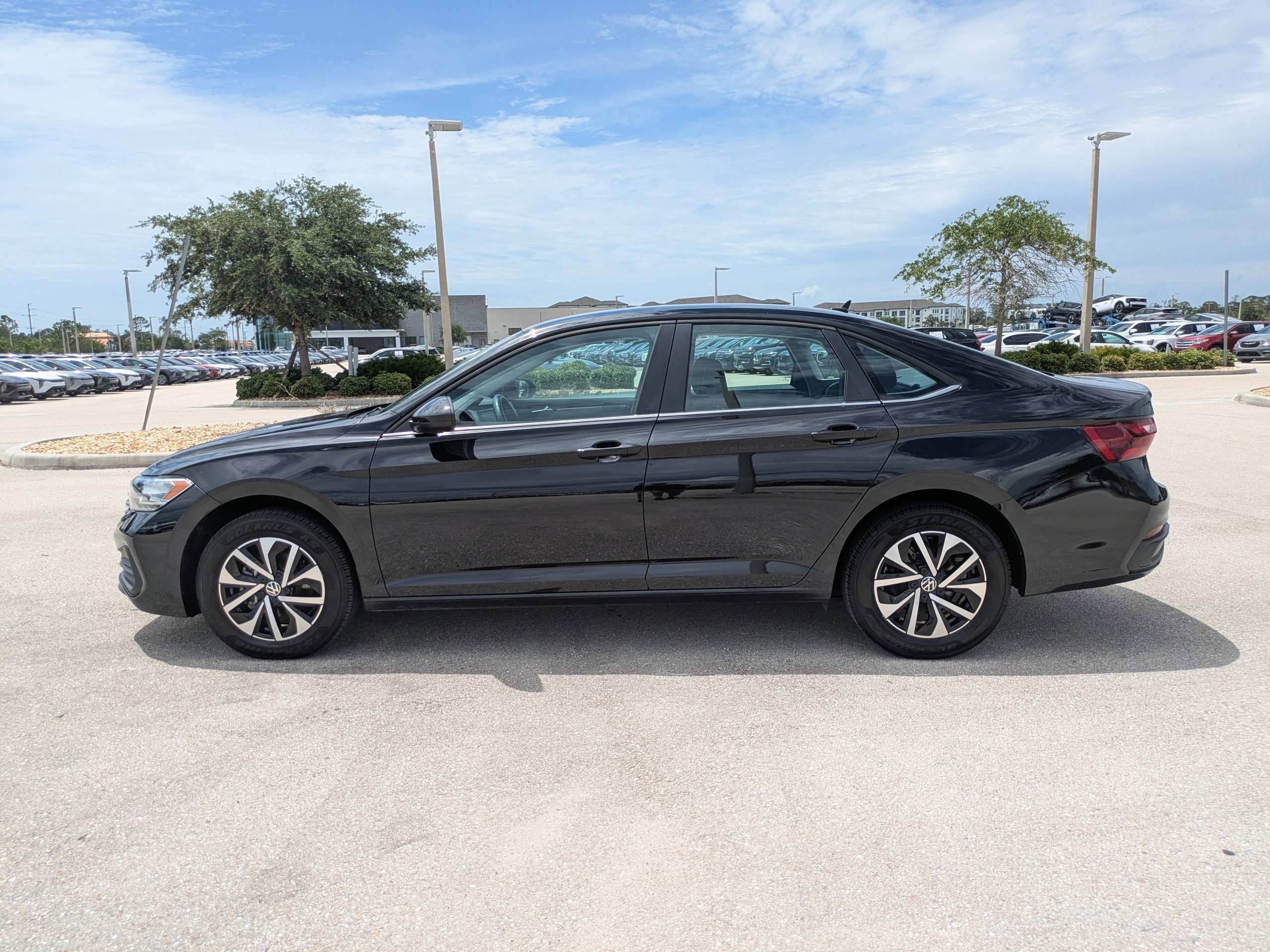 Used 2024 Deep Black Pearl Volkswagen S image 8