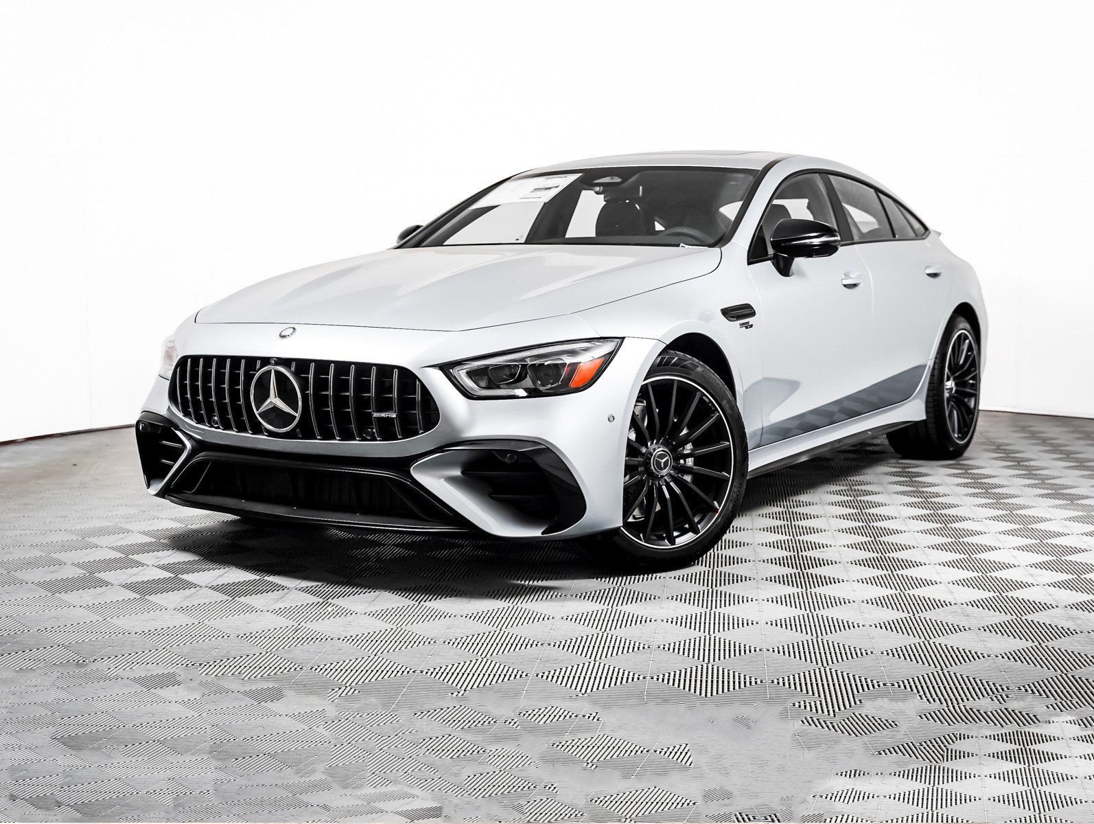 New 2026 Cirrus Silver Metallic Mercedes-Benz AMG® GT 43 4-Door Coupe image 1
