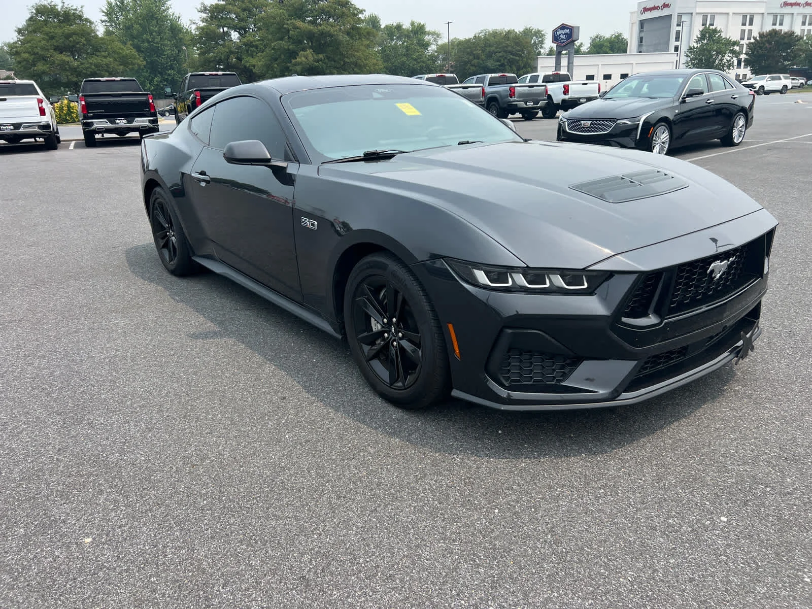 Certified Used 2024 Dark Matter Gray Ford GT image 3