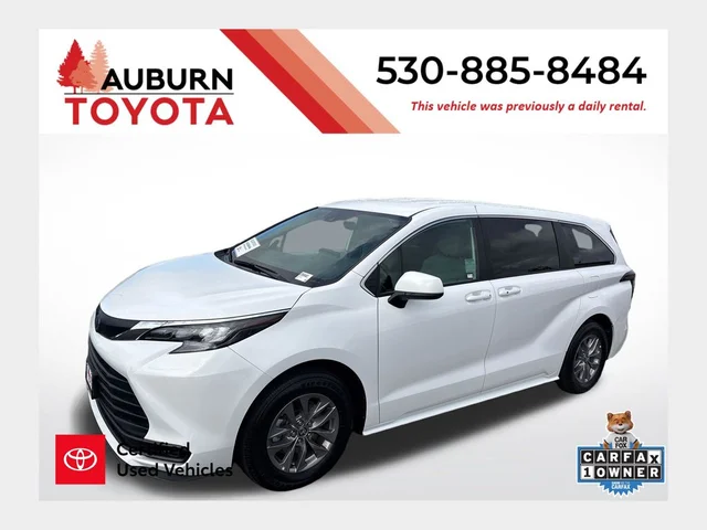 Certified Pre-Owned 2025 Toyota Sienna LE 4D Passenger Van in