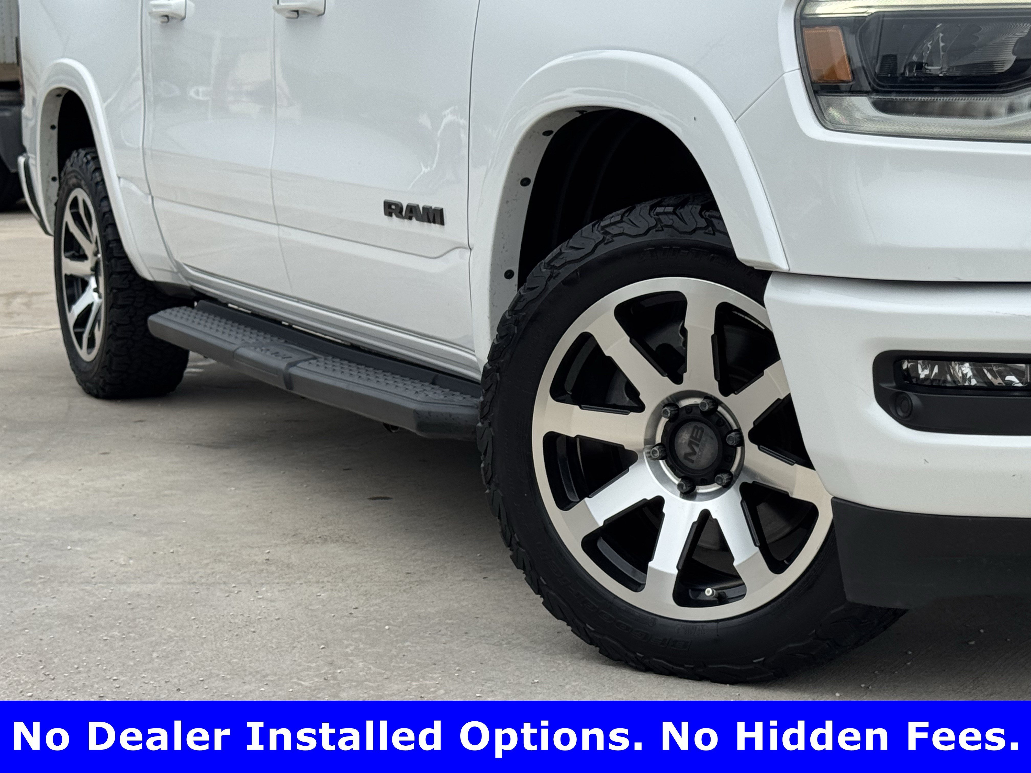 Used 2021 Ivory White Tri-Coat Pearlcoat Ram Laramie image 3