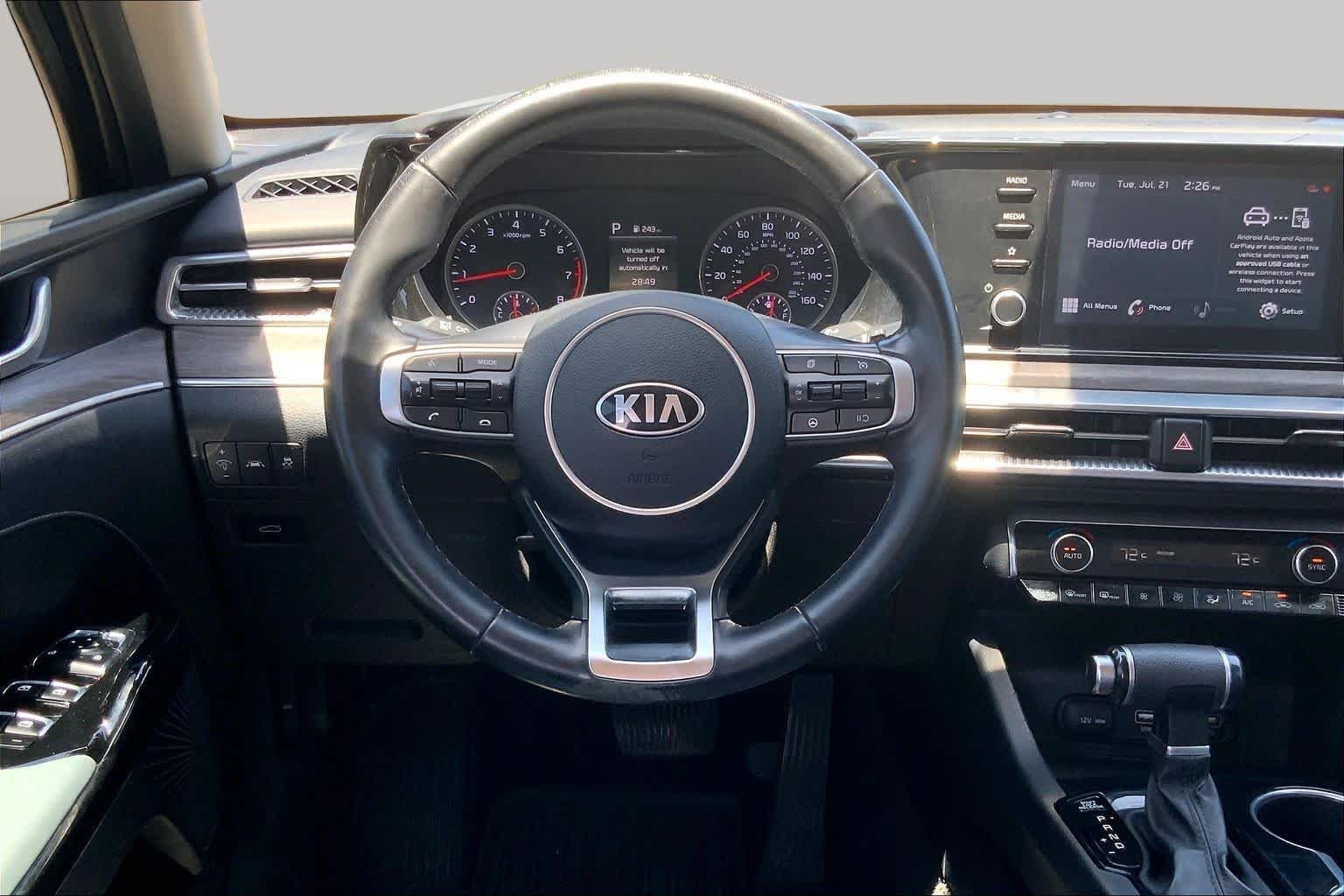 Used 2021 Ebony Black Kia EX image 6