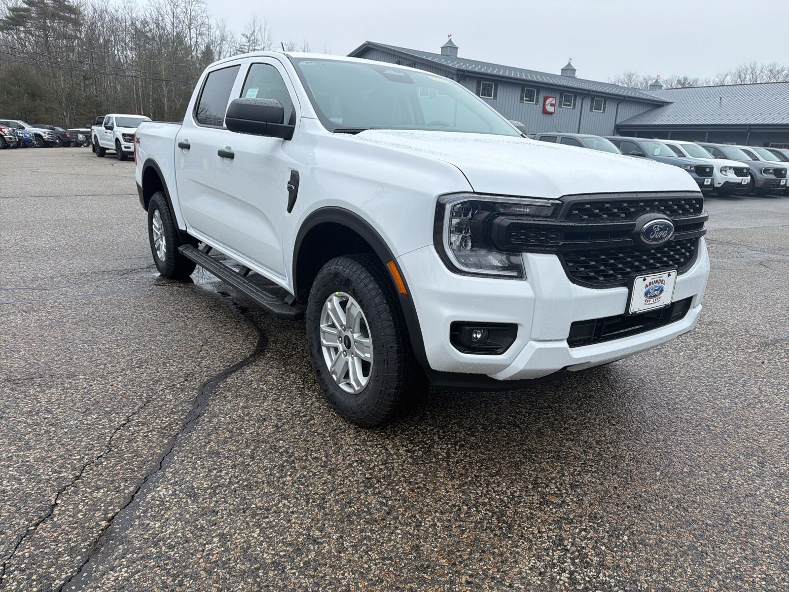 Oxford White 2026 Ford Ranger XL SuperCrew 4WD Pickup Truck Four-Wheel Drive Automatic
